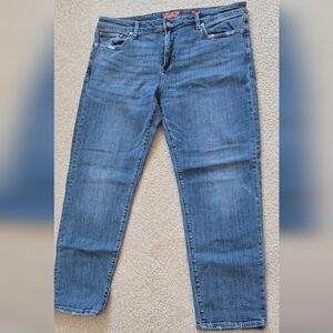 Lucky Brand Sienna Slim Boyfriend Distressed Blue Jeans Size 14/32